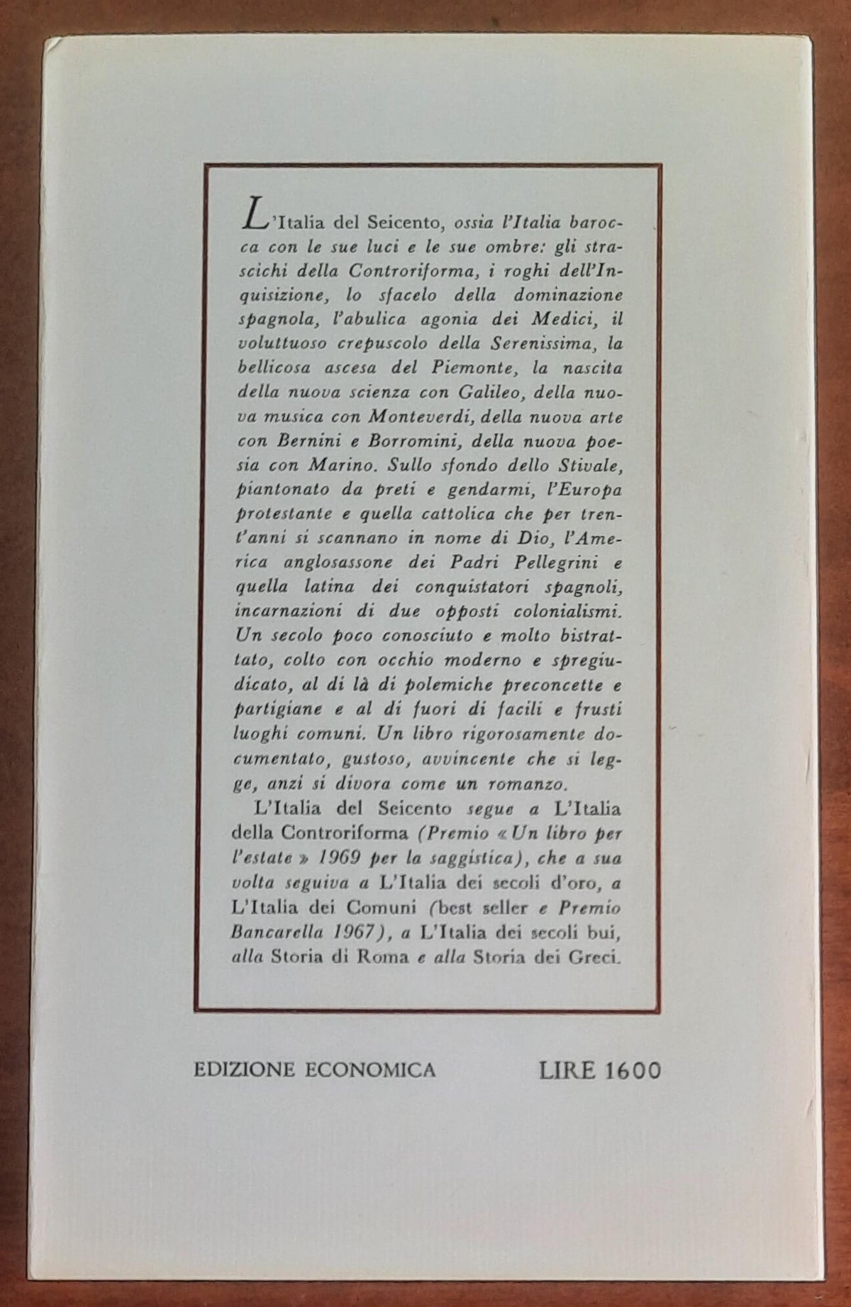 L’Italia del Seicento (1600-1700) - di Indro Montanelli - Rizzoli