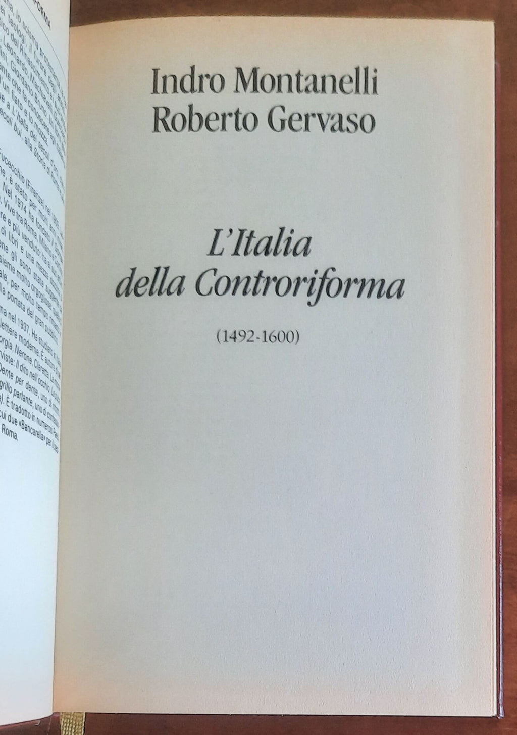 L’Italia della Controriforma (1492 - 1600) - Edizione Club
