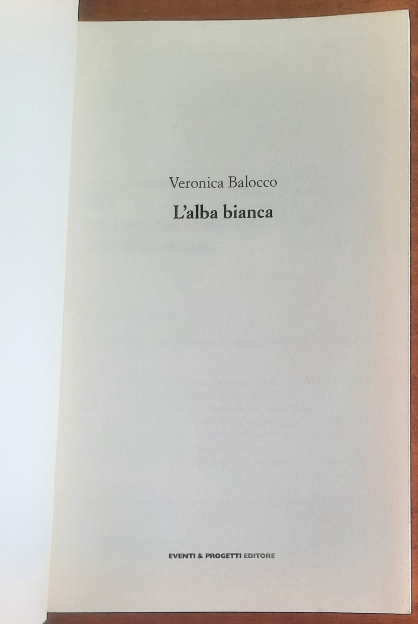 L’alba bianca - (1968-2008 40° dell’alluvione nel Biellese) - Veronica Balocco