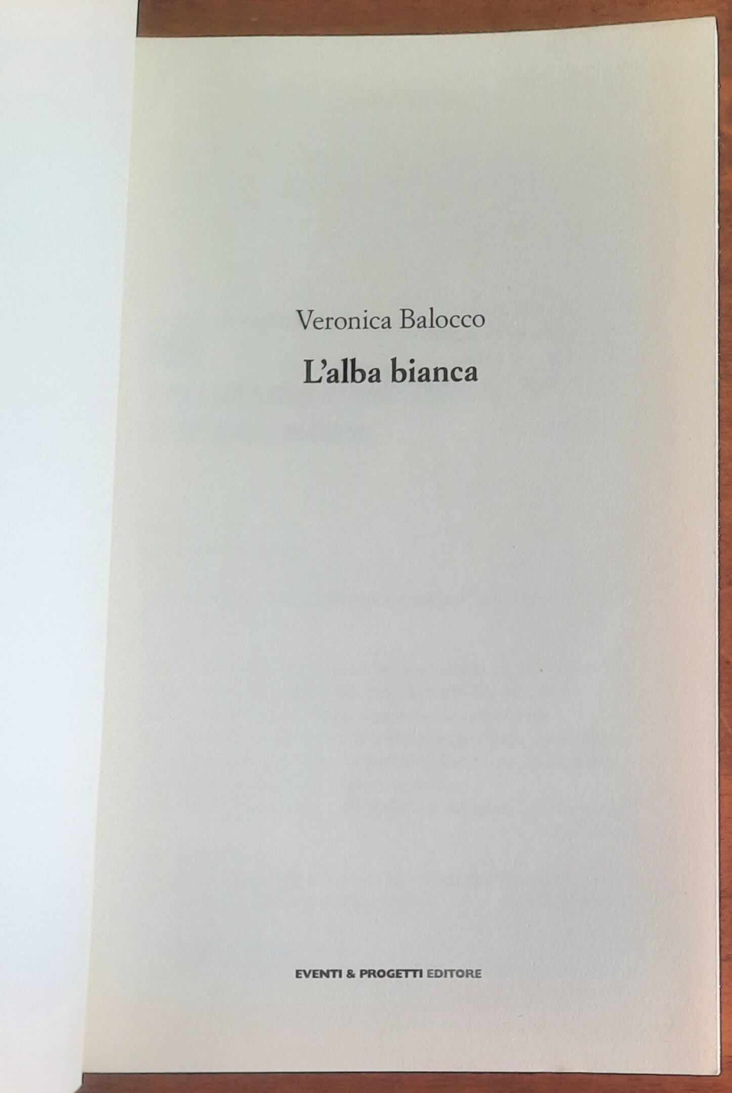 L’alba bianca - (1968-2008 40° dell’alluvione nel Biellese) - Veronica Balocco
