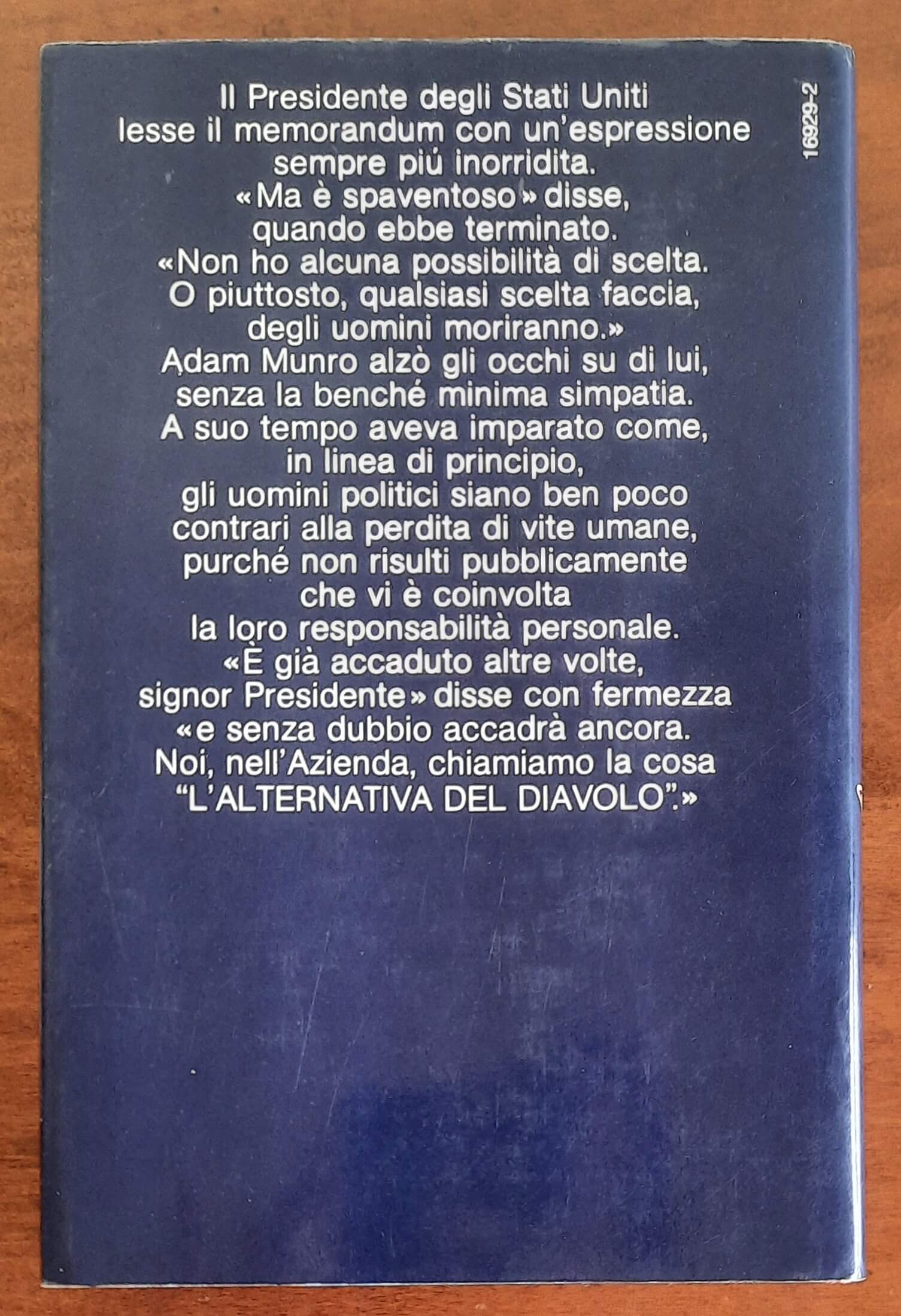 L’alternativa del diavolo - di Frederick Forsyth - Mondadori