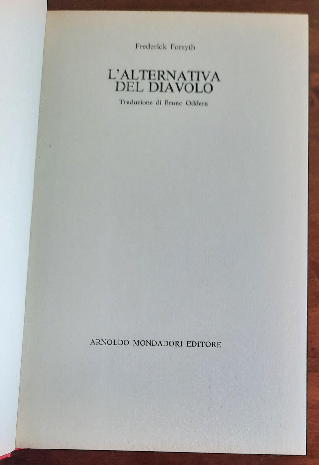 L’alternativa del diavolo