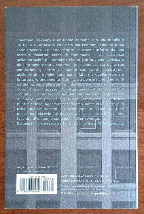 L'amico americano - Patricia Highsmith - Corriere Della Sera