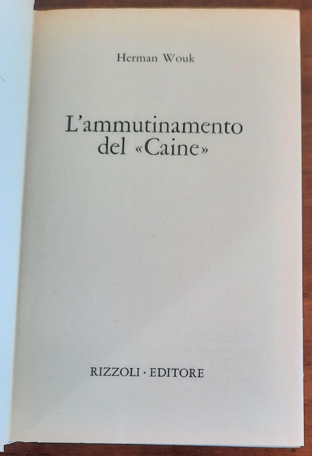 L’ammutinamento del Caine