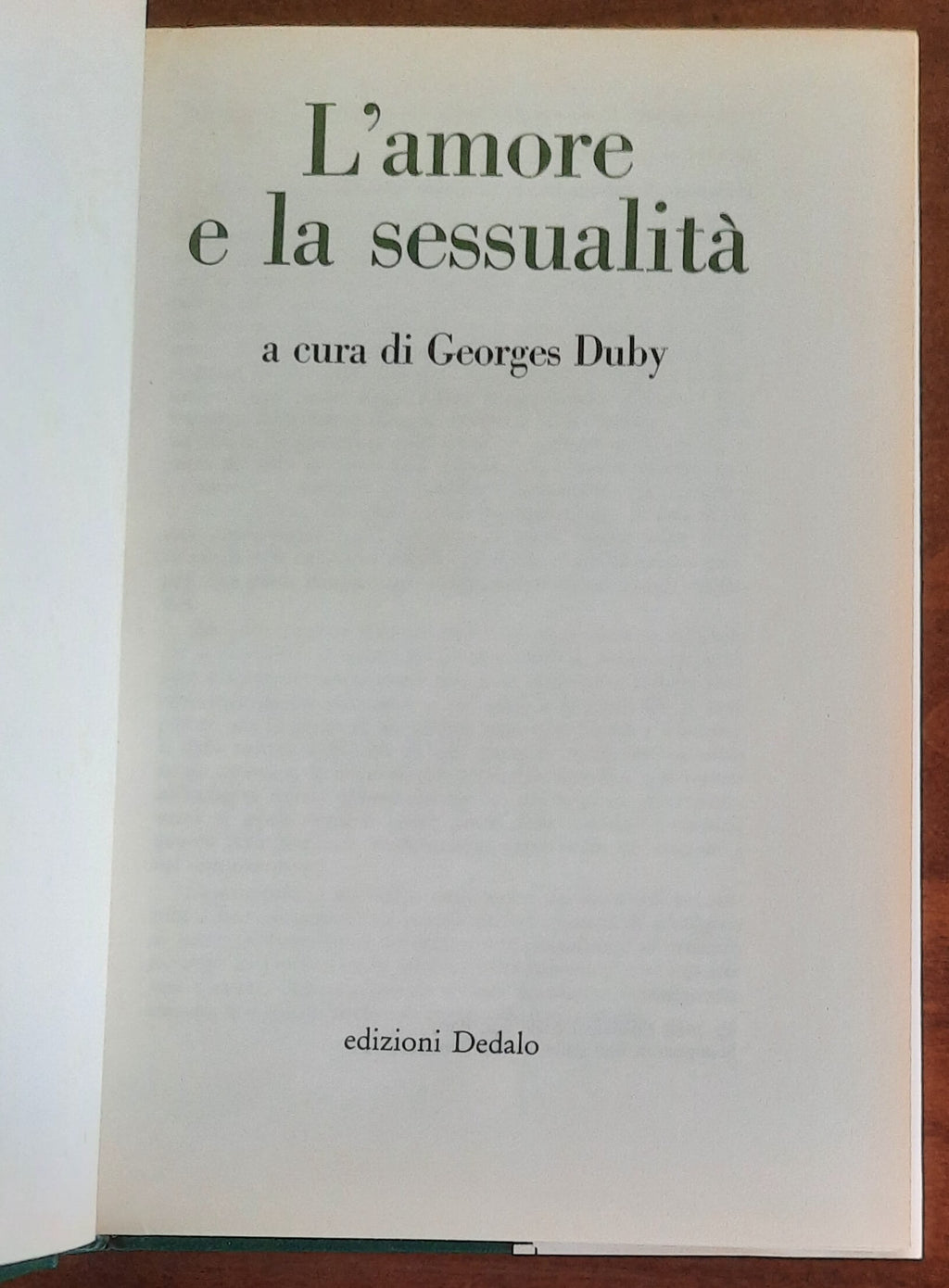 L’amore e la sessualità - di Georges Duby