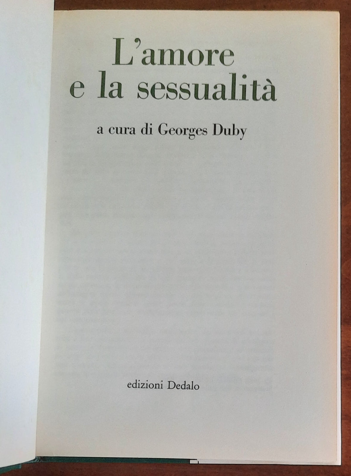L’amore e la sessualità - di Georges Duby