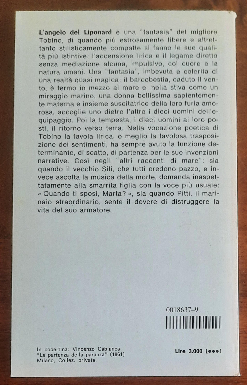 L’angelo del Liponard e altri racconti di mare - Mondadori Oscar