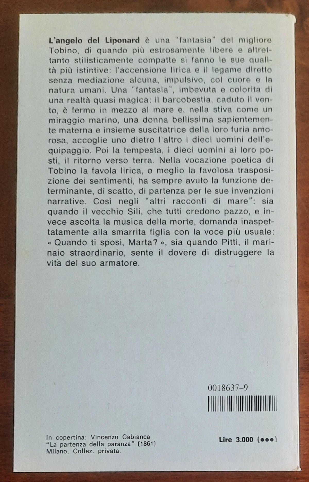 L’angelo del Liponard e altri racconti di mare - Mondadori Oscar