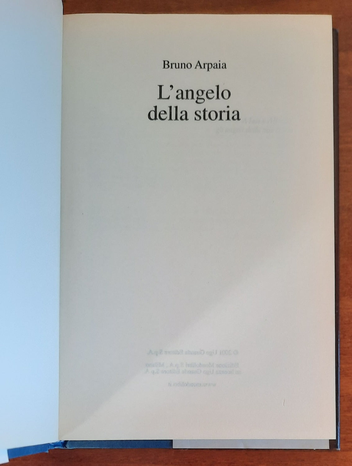 L’angelo della storia - Mondolibri - Libreria Biellese