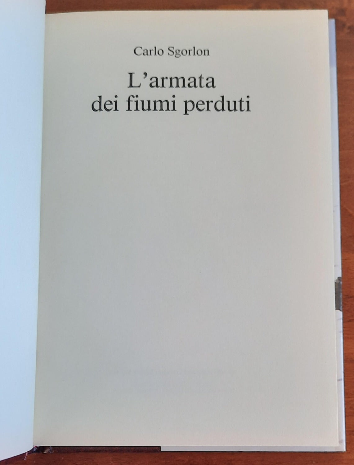 L’armata dei fiumi perduti - di Carlo Sgorlon