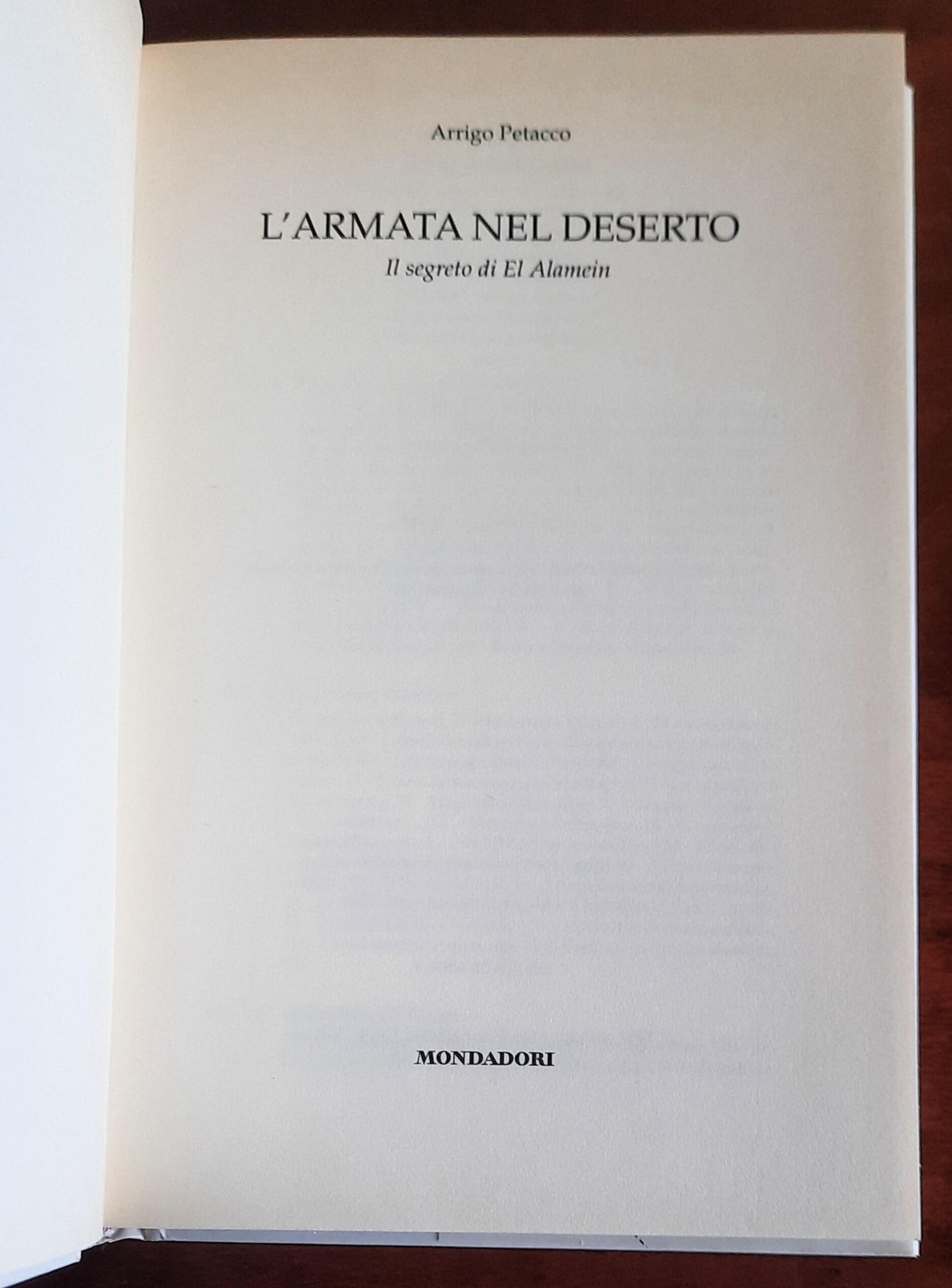 L’ armata nel deserto. Il segreto di El Alamein