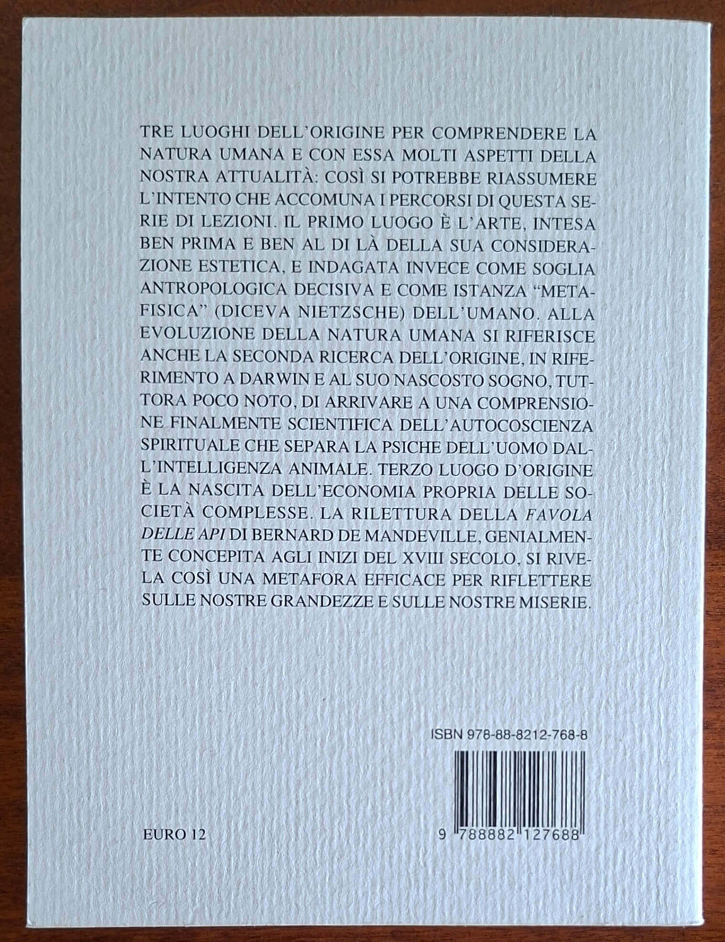 L'arte, le api e Darwin. Conversazioni - di Carlo Sini