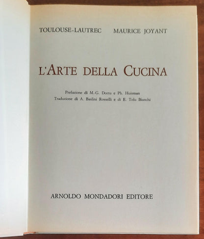 L’arte della cucina - di Henry De Toulose-lautrec e Maurice Joyant - Mondadori