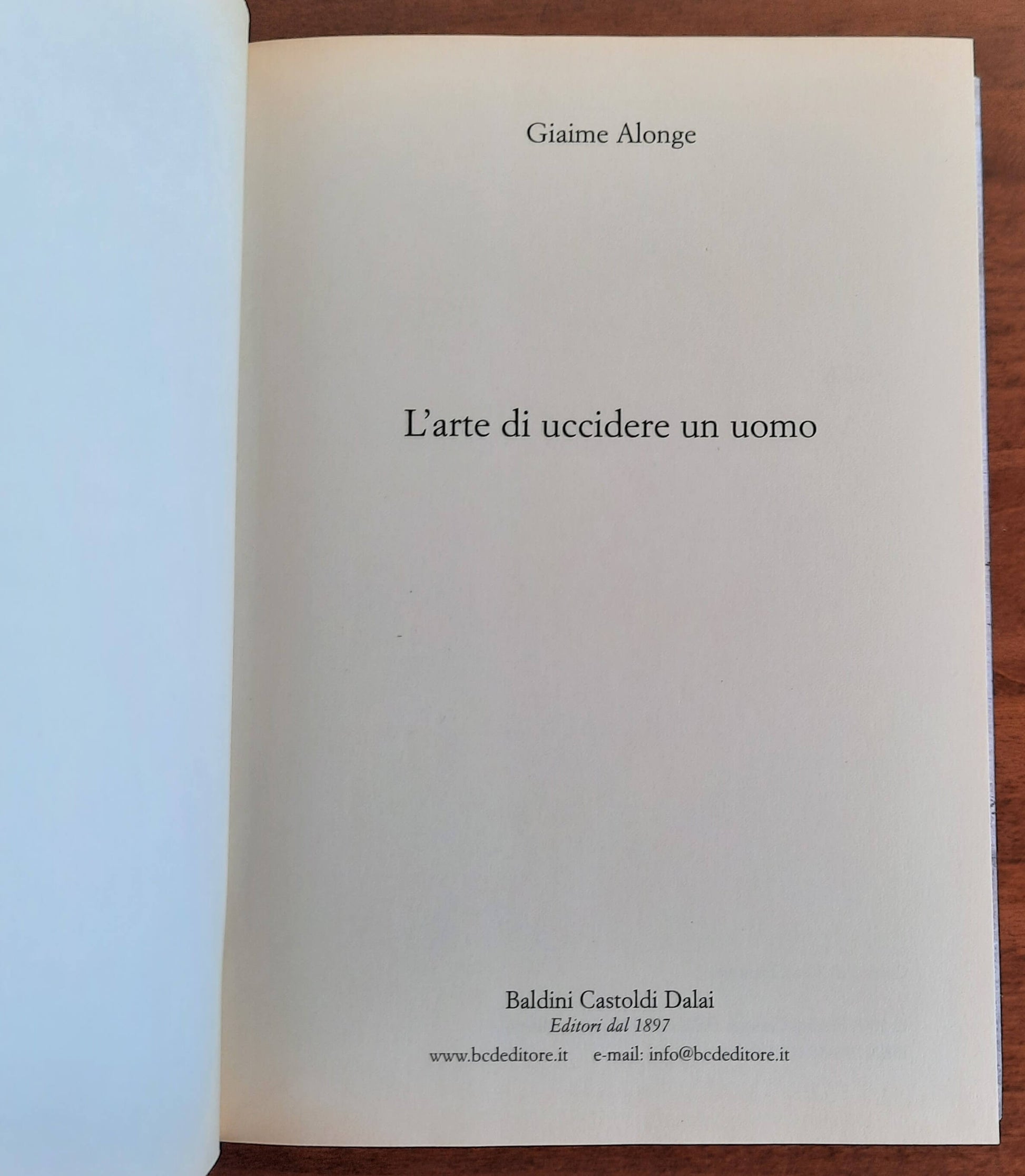 L'arte di uccidere un uomo - Baldini Castoldi