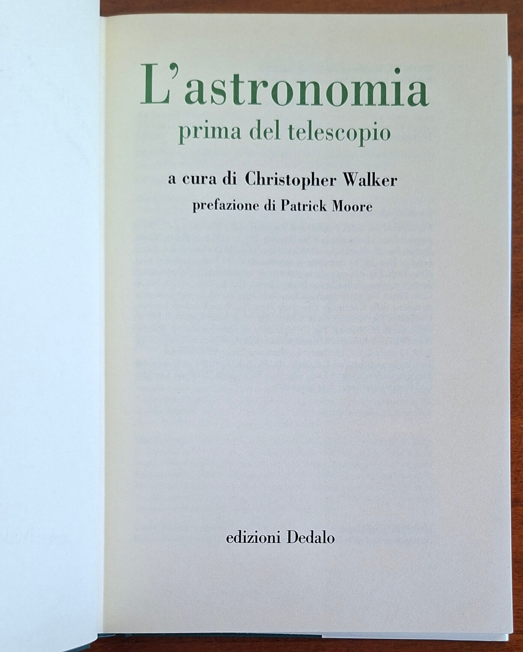 L'astronomia prima del telescopio - Edizioni Dedalo (Storia e civiltà)