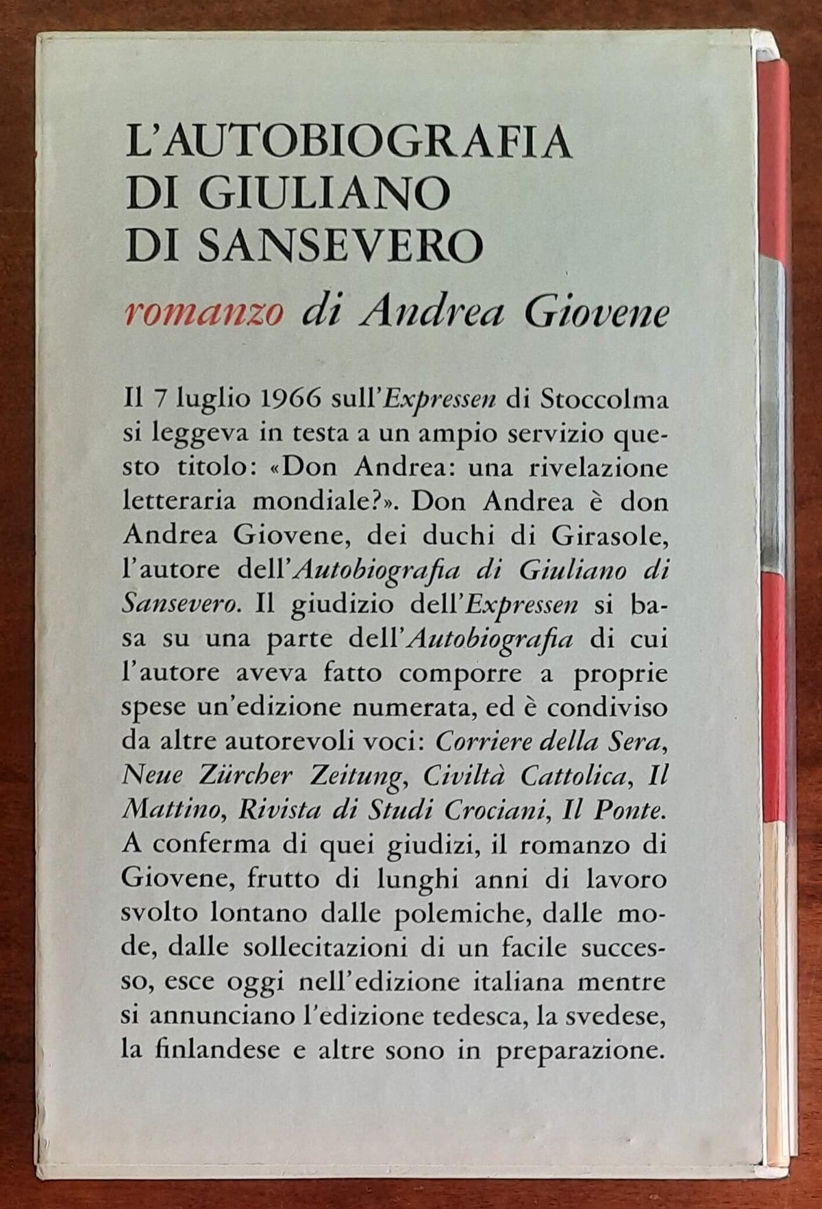 L’autobiografia di Giuliano di Sansevero - Rizzoli