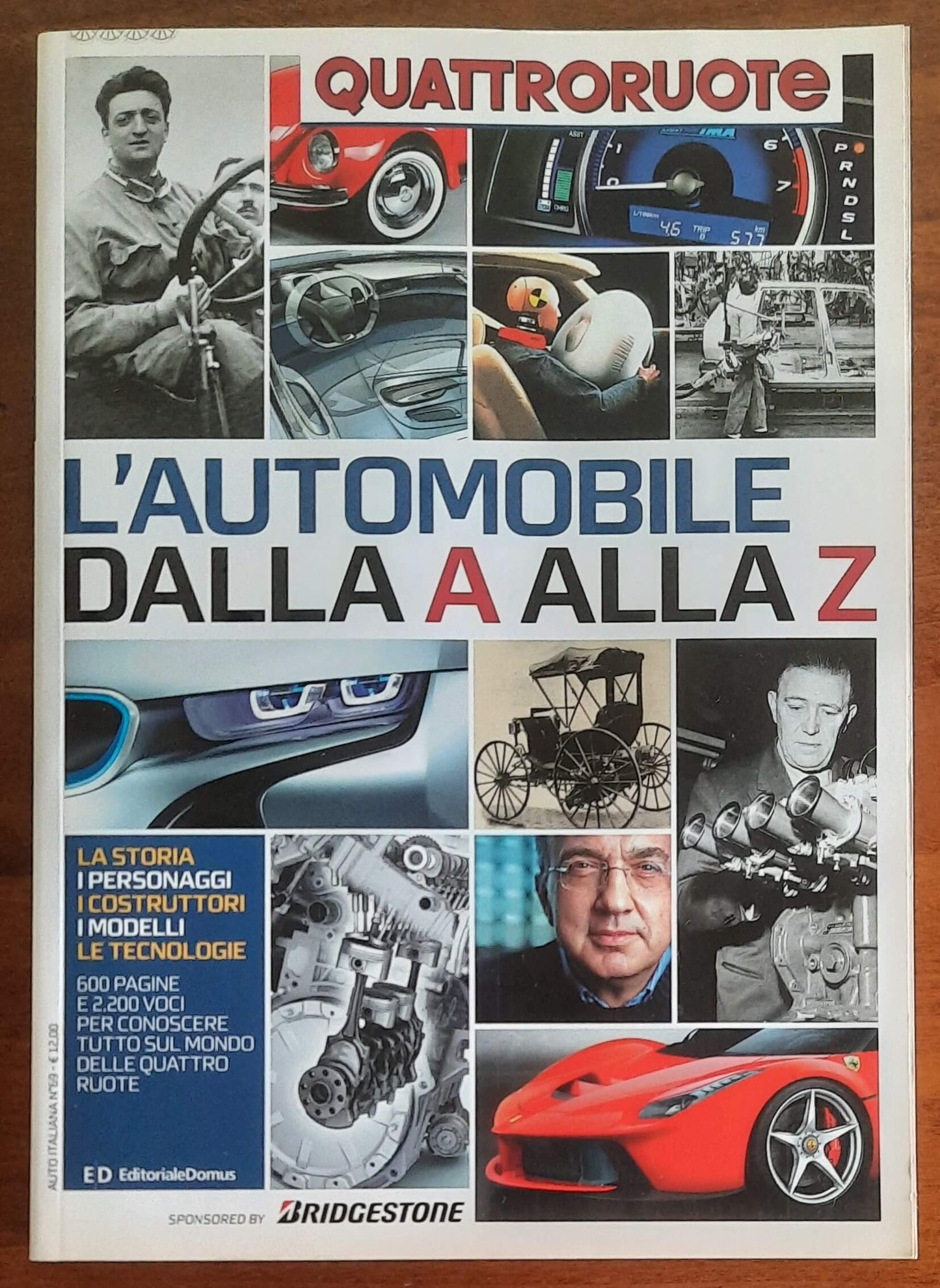 L’automobile dalla A alla Z - Editoriale Domus - Quattroruote - 2014