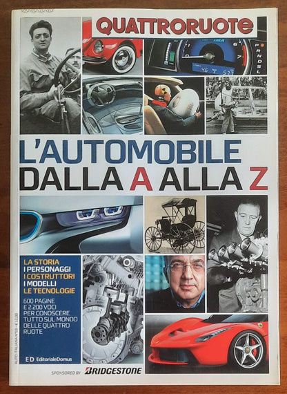 L’automobile dalla A alla Z - Editoriale Domus - Quattroruote - 2014