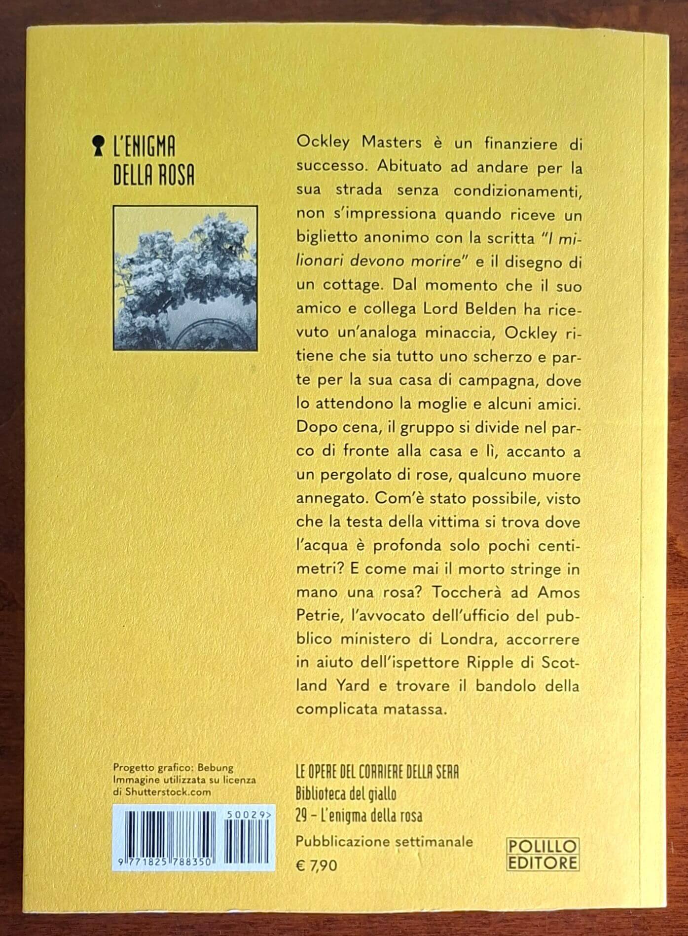 L'enigma della rosa - Jon V. Turner - Biblioteca del giallo