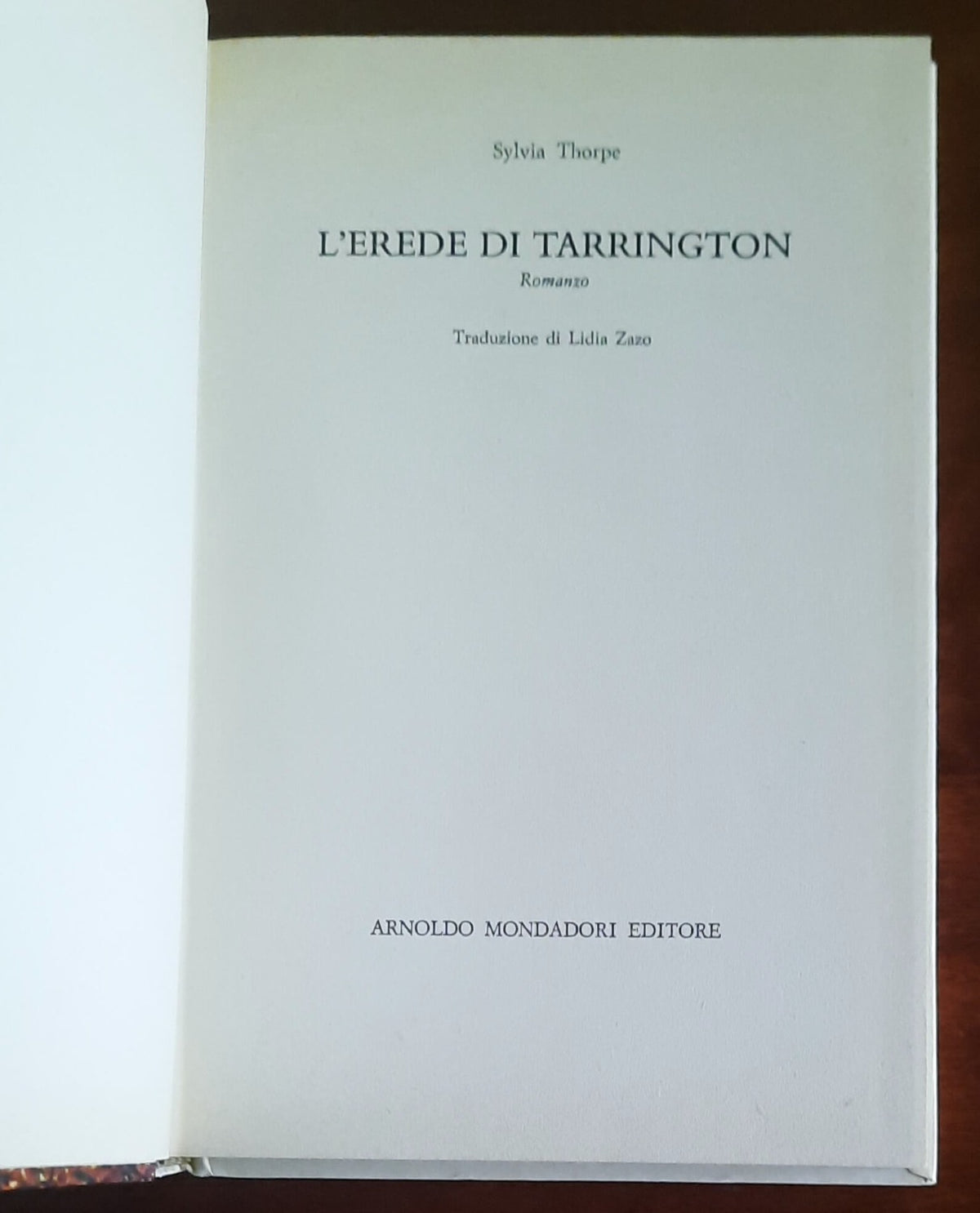 L’erede di Tarrington - di Sylvia Thorpe - CDE