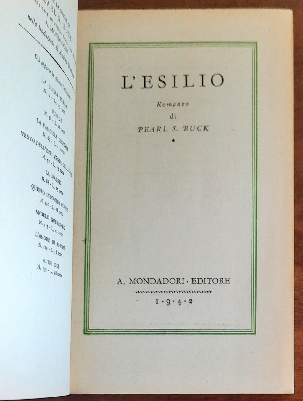 L’esilio - di Pearl S. Buck - Mondadori