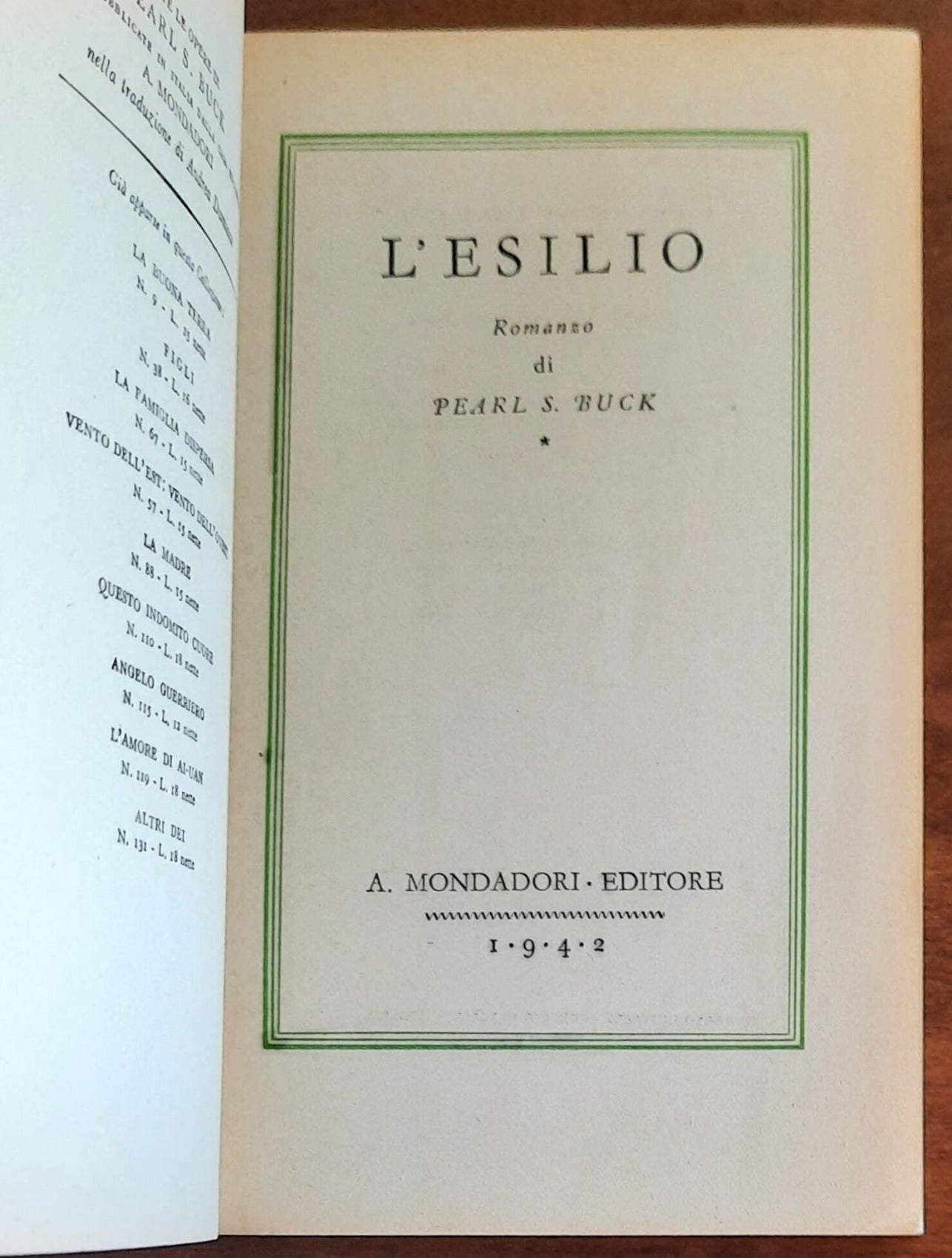 L’esilio - di Pearl S. Buck - Mondadori