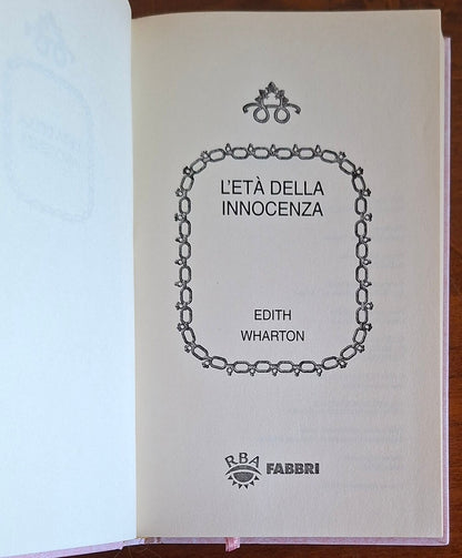 L'età dell'innocenza - di Edith Wharton - Rba Fabbri