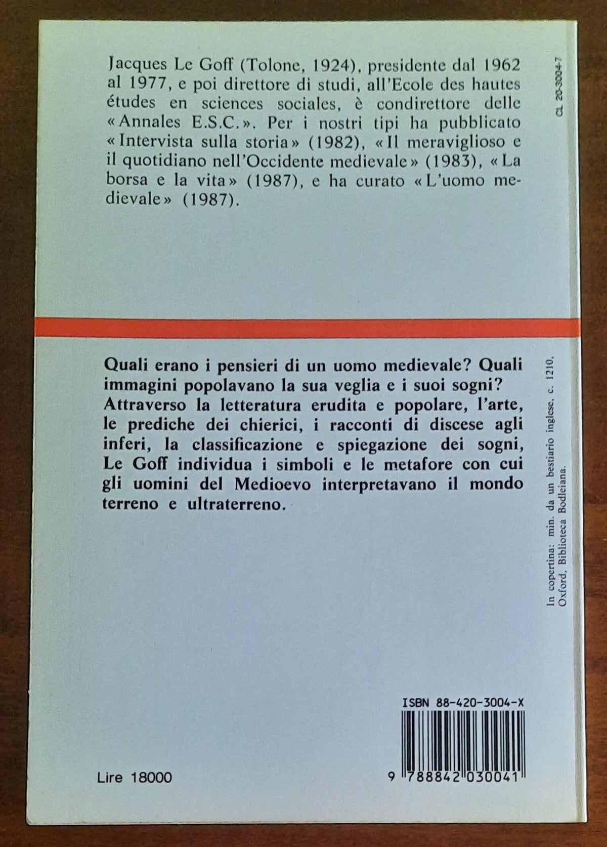 L’immaginario medievale - di Jacques Le Goff - Ed. Laterza