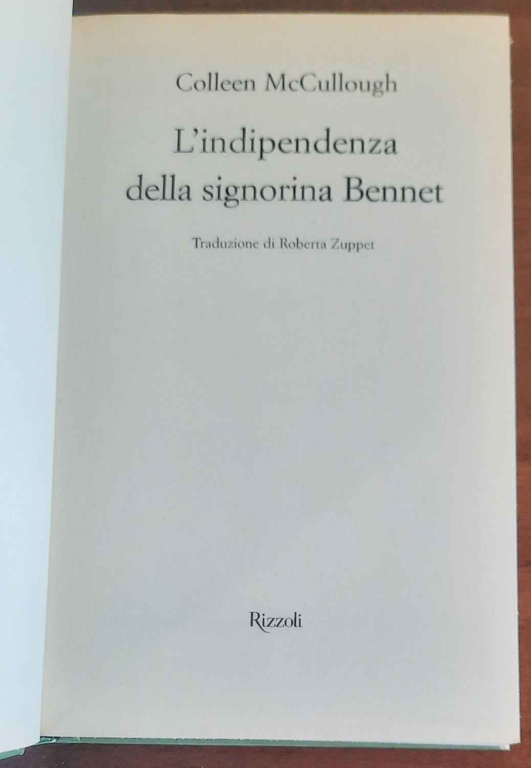 L’ indipendenza della signorina Bennet