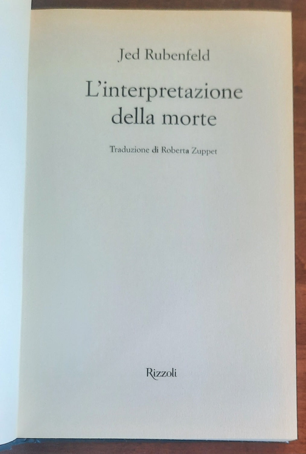 L’ interpretazione della morte