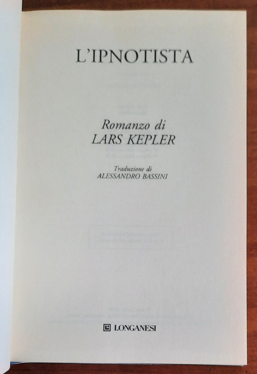 L’ ipnotista - di Lars Kepler - Libreria Biellese