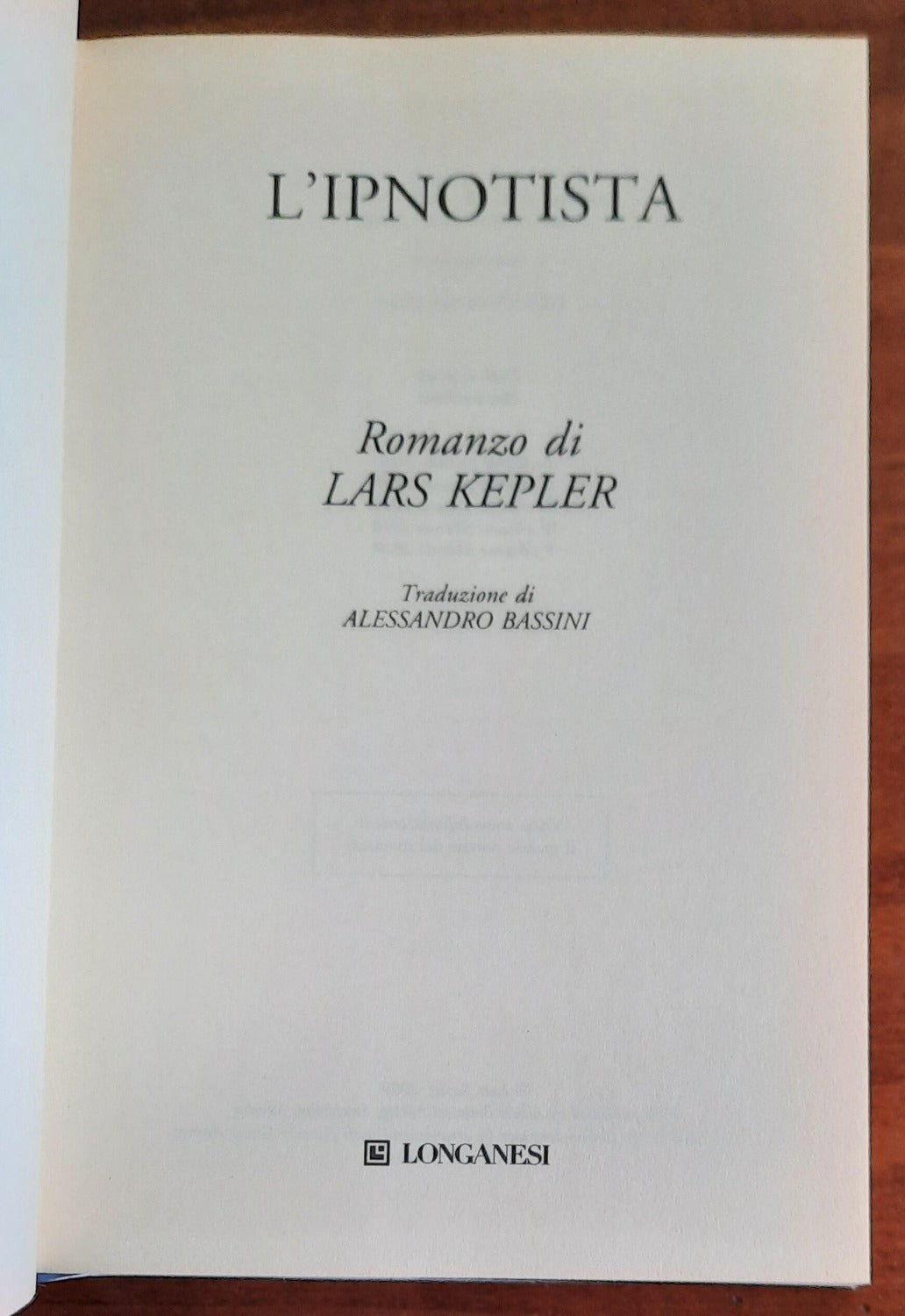 L’ ipnotista - di Lars Kepler