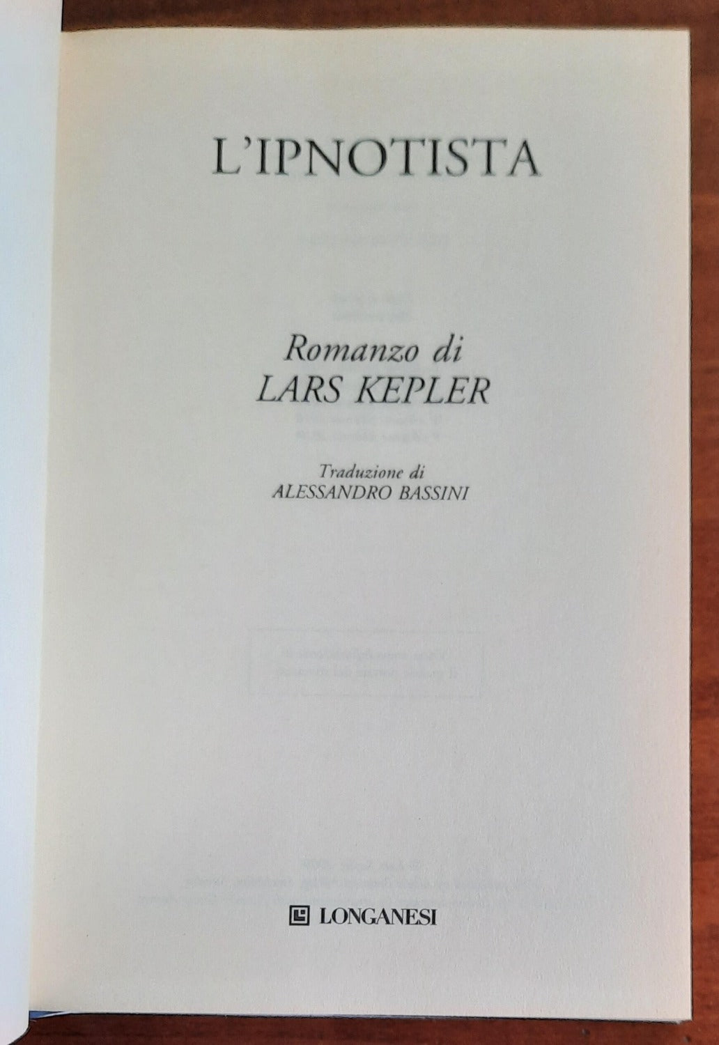 L’ ipnotista - di Lars Kepler - Libreria Biellese