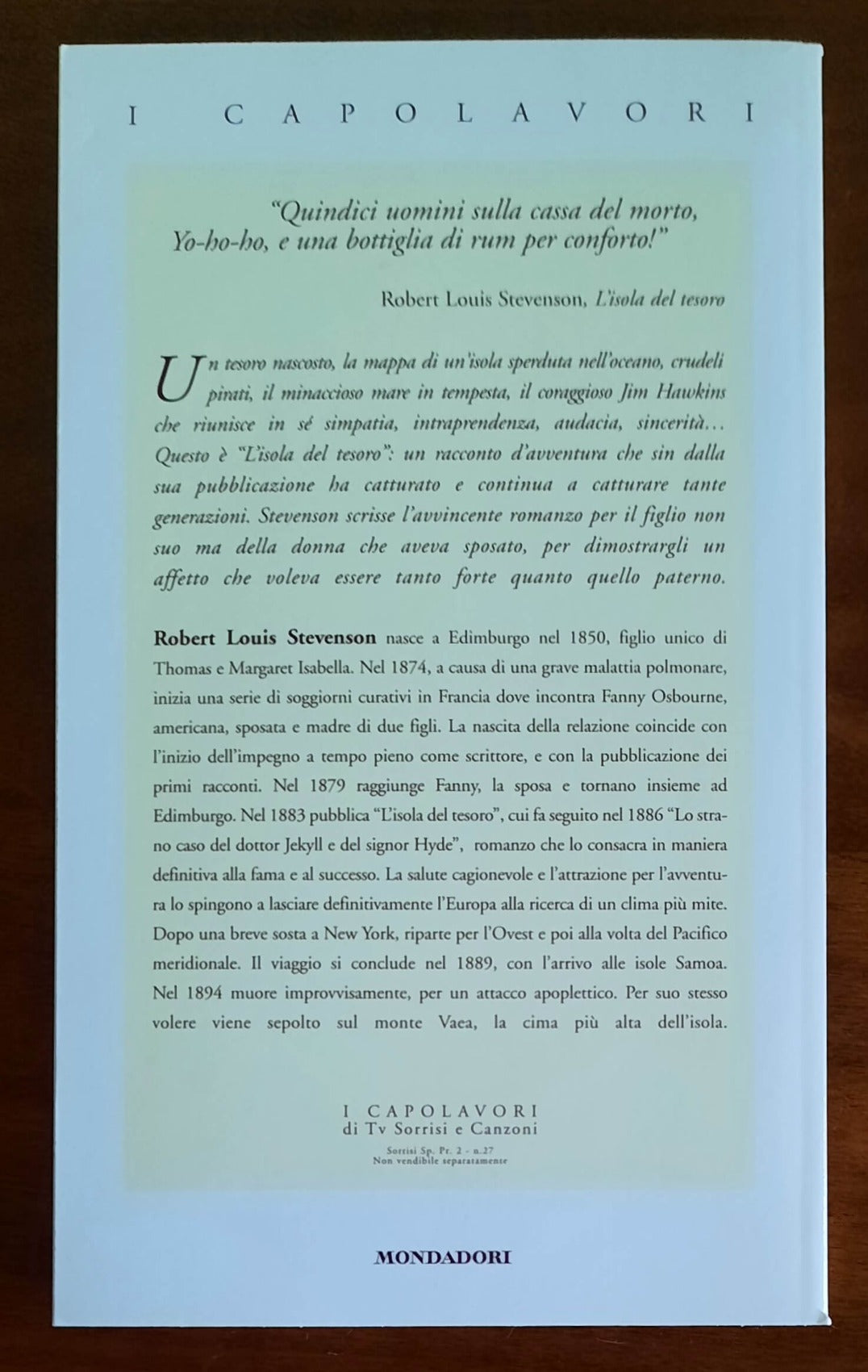 L’isola del tesoro - di Robert Louis Stevenson - Mondadori