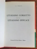 L’ italiano corretto. L’ italiano efficace