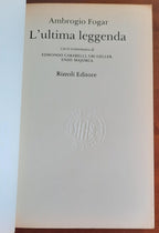 L'ultima leggenda. Una spedizione nel Triangolo delle Bermude - di A. Fogar