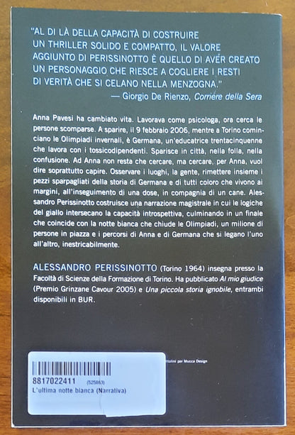 L’ultima notte bianca. Una nuova indagine di Anna Pavesi - B.U.R.