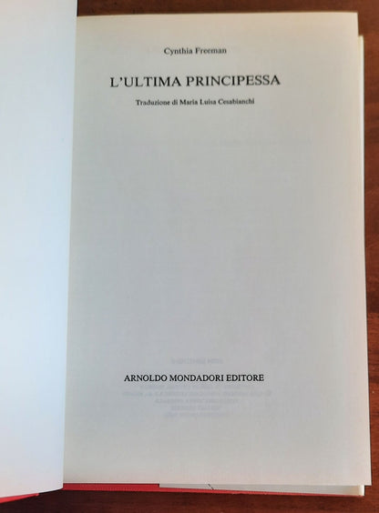 L’ultima principessa - di Cynthia Freeman