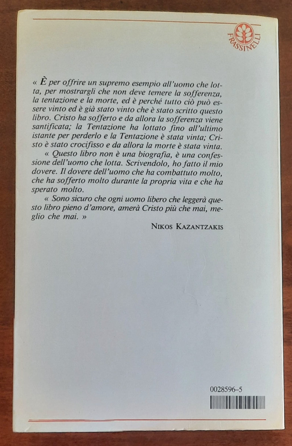 L’ultima tentazione - di Nikos Kazantzakis