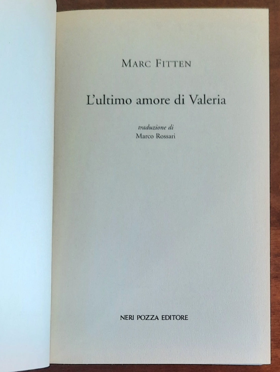 L’ ultimo amore di Valeria - Neri Pozza Editore