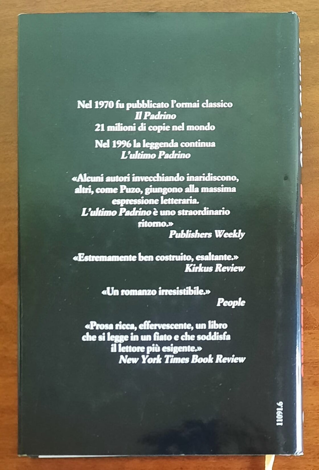 L’ultimo padrino - di Mario Puzo - Euroclub