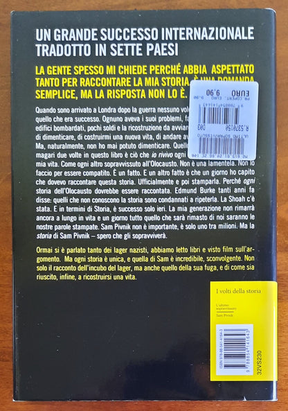 L’ultimo sopravvissuto. Una storia vera - di Sam Pivnik