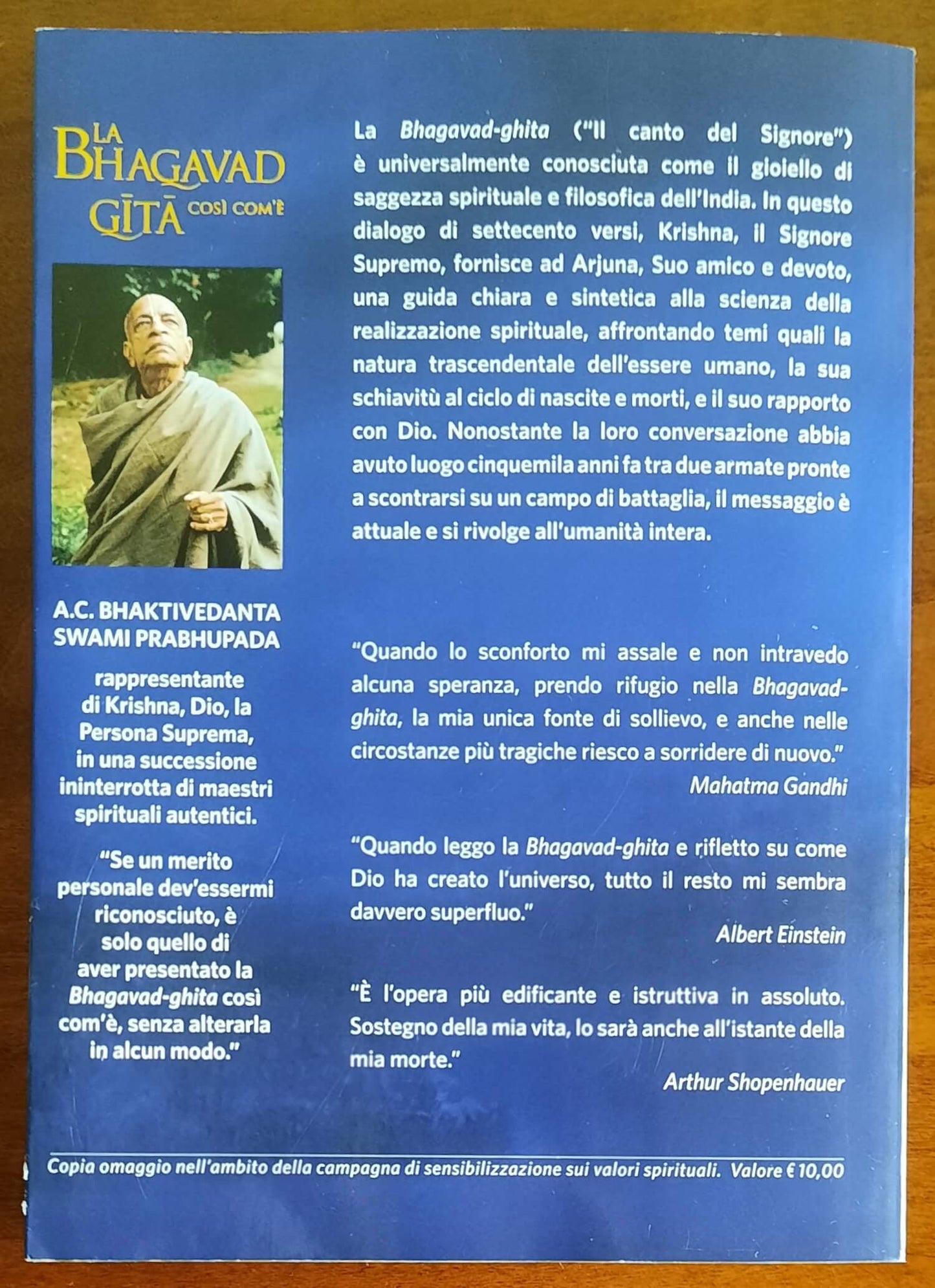 La Bhagavad Gita così com'è - The Bhaktivedanta Book Trust