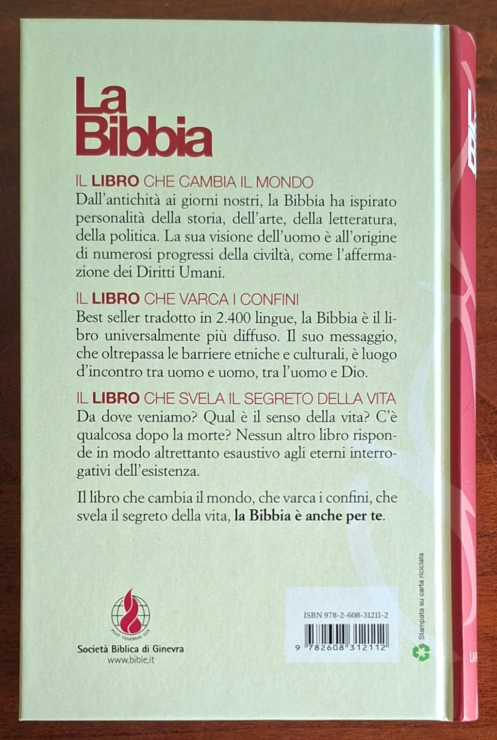 La Bibbia. La parola. La vita - Società Biblica di Ginevra