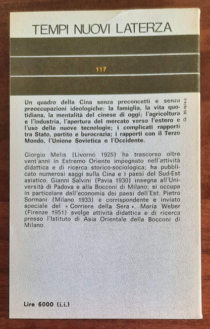 La Cina dopo Mao - Editori Laterza