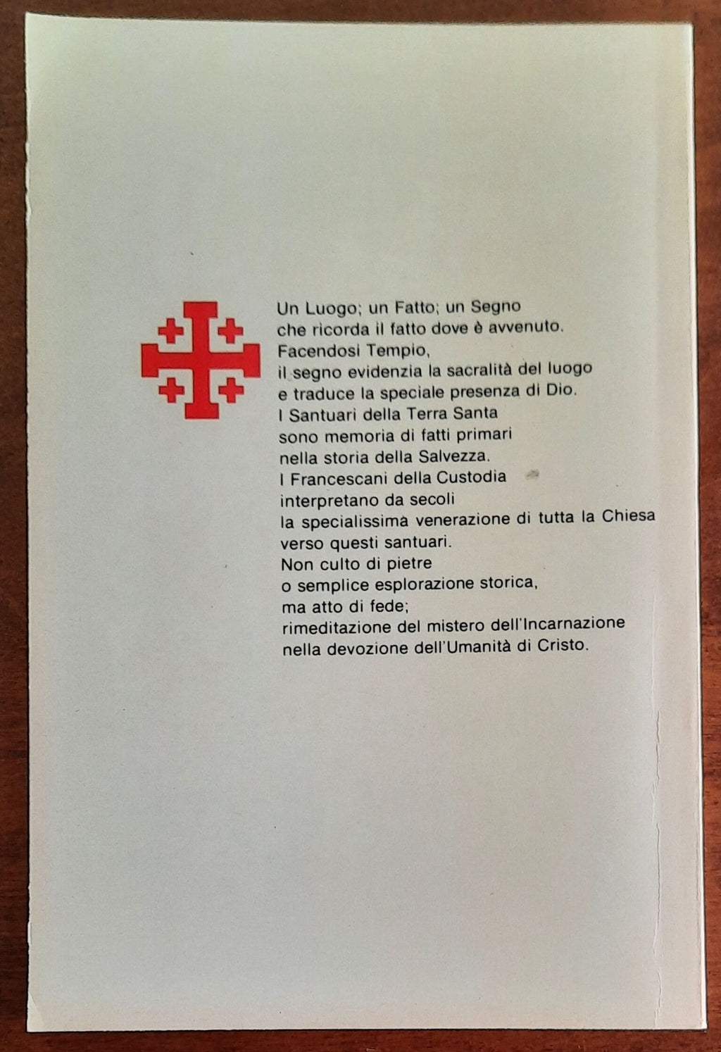 La Custodia di Terra Santa