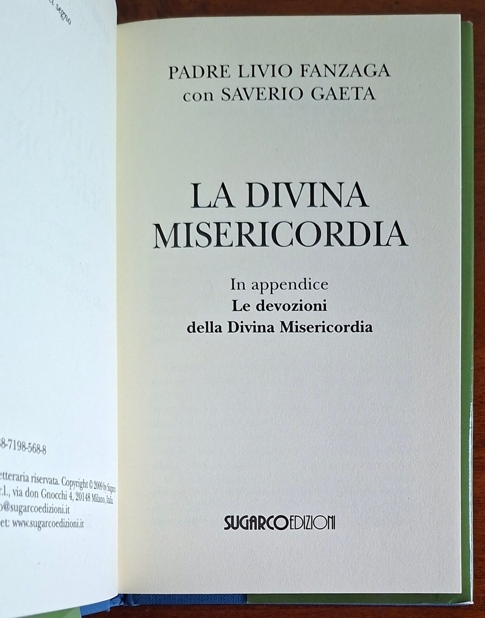 La Divina Misericordia - Padre Livio Fanzaga - Sugarco Edizioni