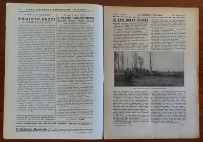 La Guerra Italiana Cronistoria Illustrata degli Avvenimenti - 13 Febbraio 1916 - III Serie n.13 - Sonzogno