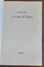La Luna di Oriana - Rizzoli - 2018 - Libreria Biellese