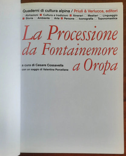 La Processione da Fontainemore a Oropa - Priuli & Verlucca